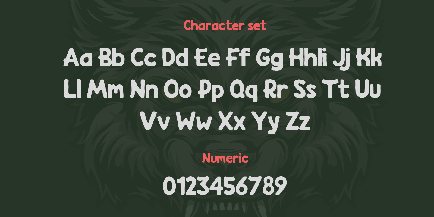 Example font Northway #3